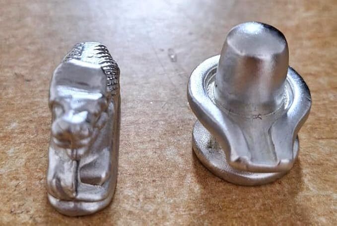 gupangam para Shivling with Nandi Idol Shiv Ji Home Tample Mandir Pooja Shivratri Special Decorative Showpiece - 5 cm-picture-46