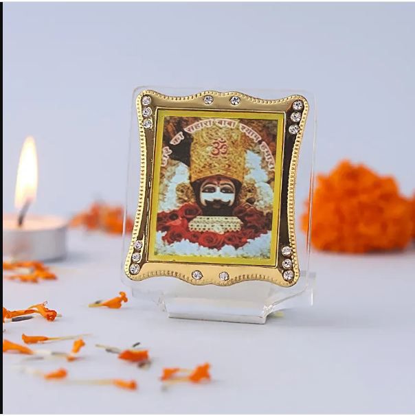 bisrat creations Shri Khatu Shyam Ji Statue For Car Dashboard Home Office etc Decorative Showpiece - 7 cm-picture-10