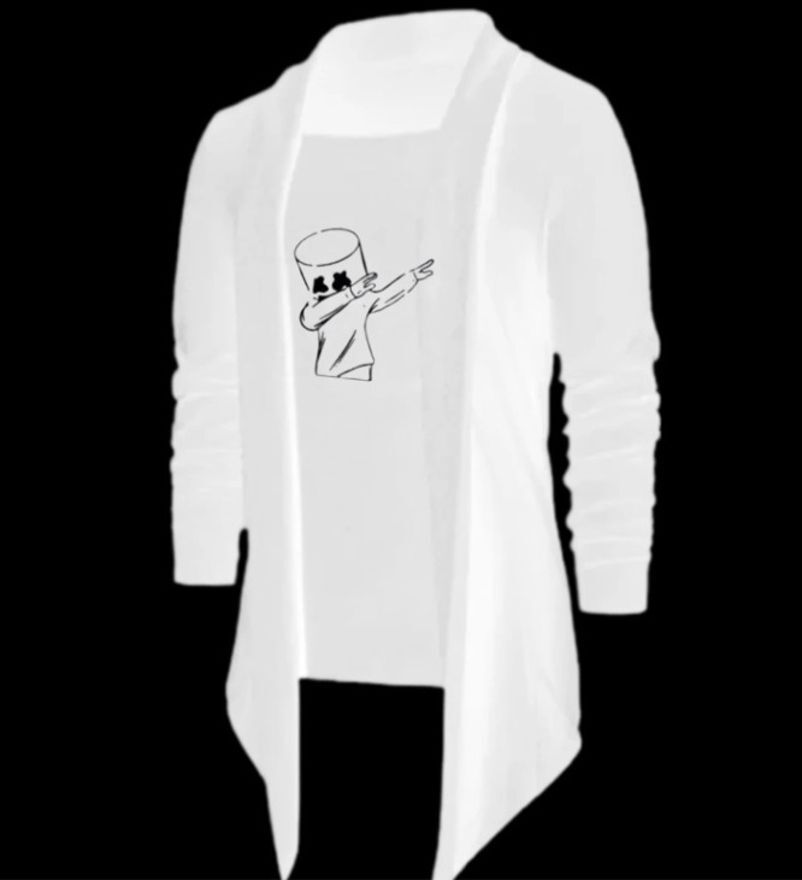 rd fashion Men Straight Full Sleeve White Shrug-picture-32