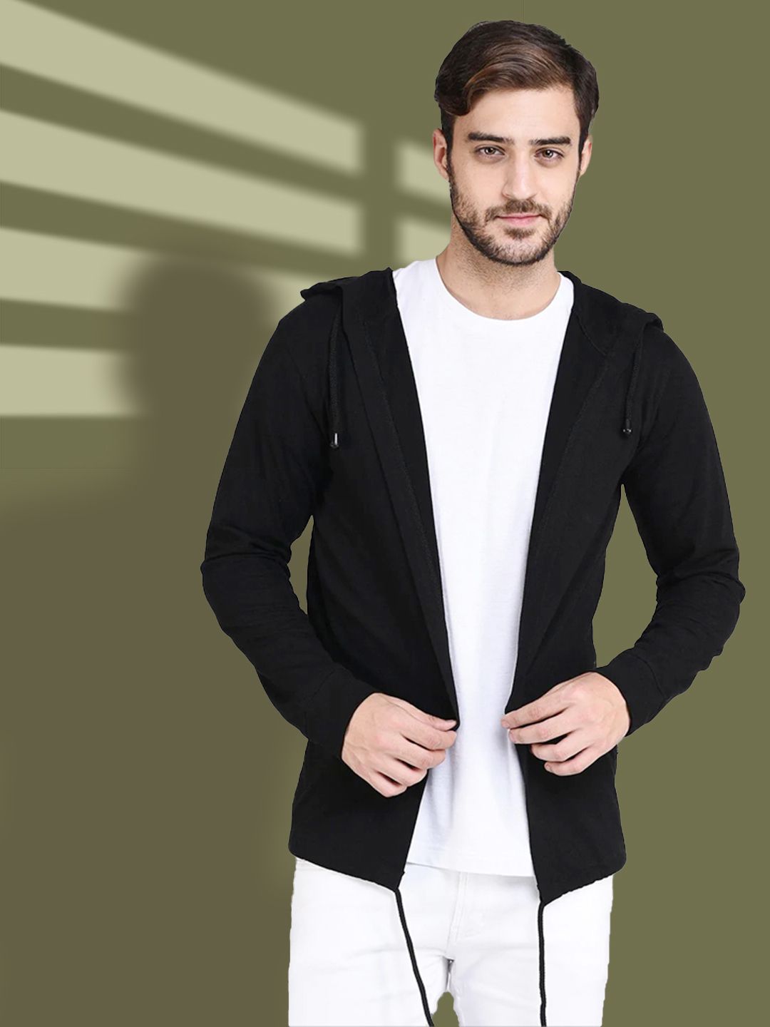 metronaut Men Straight Full Sleeve Black Shrug-picture-34