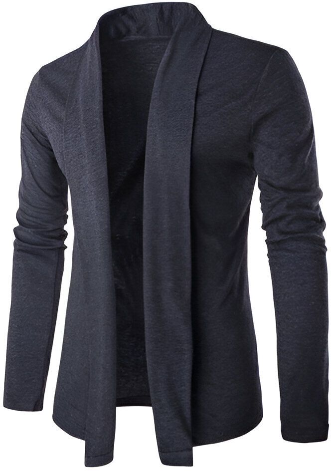 Men Jacket Style Full Sleeve Silver Shrug