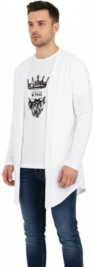 nityasahu Men Asymmetric Full Sleeve White Shrug-picture-18