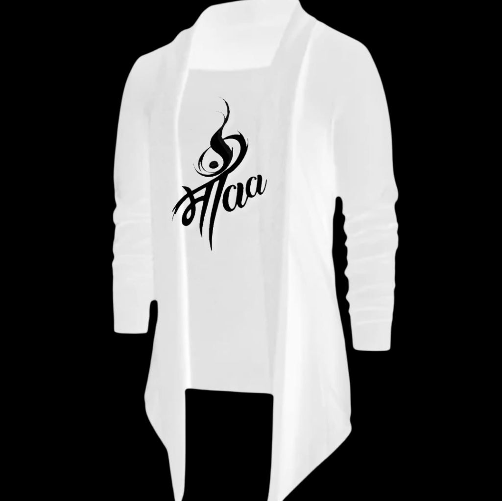 Men Sleeveless White Shrug-image-3