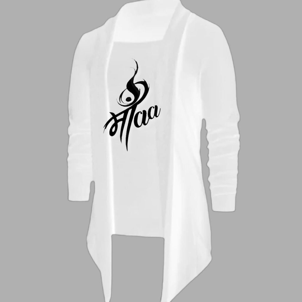 sahu fashion Men Straight Full Sleeve White Shrug-picture-21