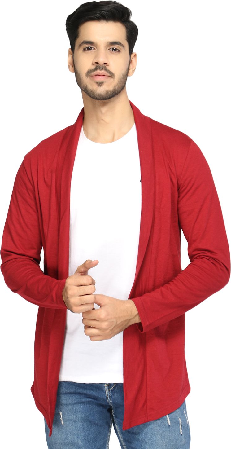 glito Men Straight Full Sleeve Maroon Shrug-picture-13