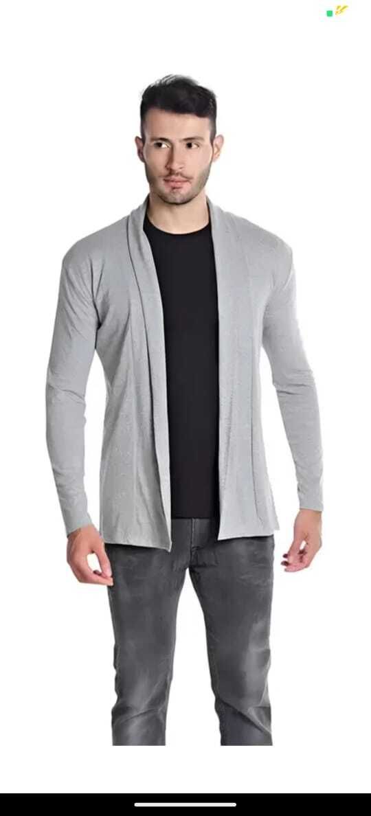 agtm Men Straight Full Sleeve Grey Shrug-picture-10