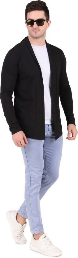 pause sport Men Jacket Style Full Sleeve Black Shrug-picture-34