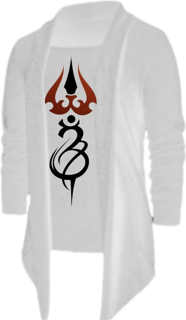 Men Full Sleeve White Shrug-image-25