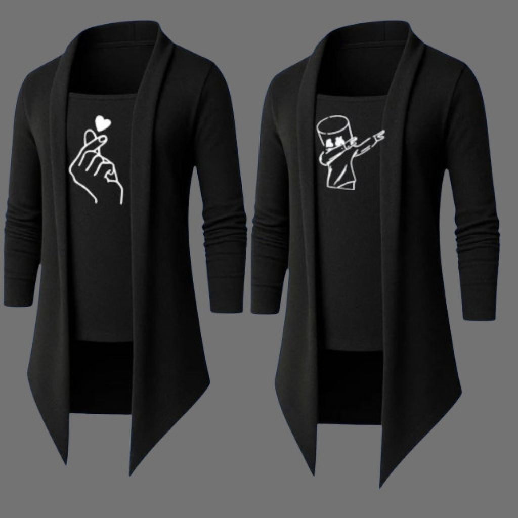 nityasahu Men Asymmetric Full Sleeve Black Shrug-picture-47
