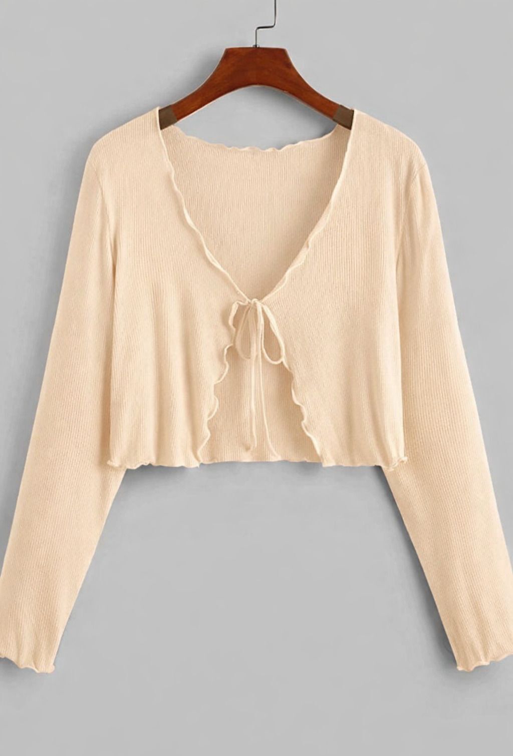 sasafaras Women Full Sleeve Beige Shrug-picture-29