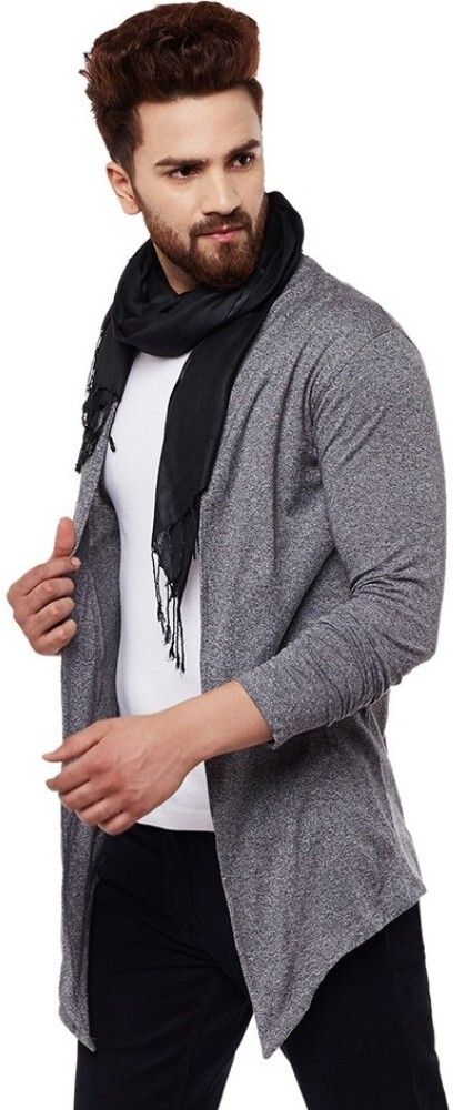 trendolo Men Jacket Style Full Sleeve Blue Shrug-picture-27