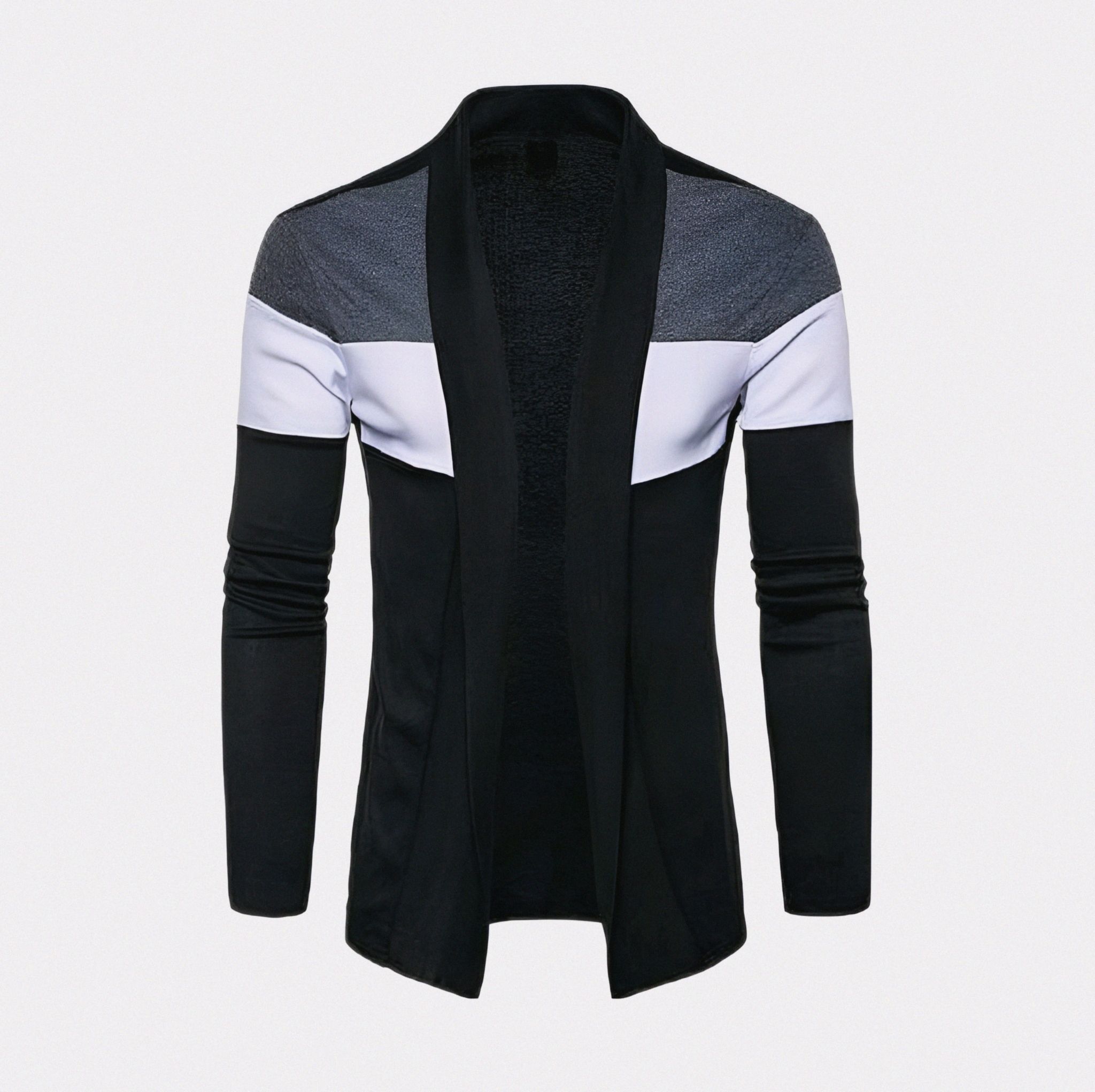 Men Straight Full Sleeve Multicolor Shrug-image-23