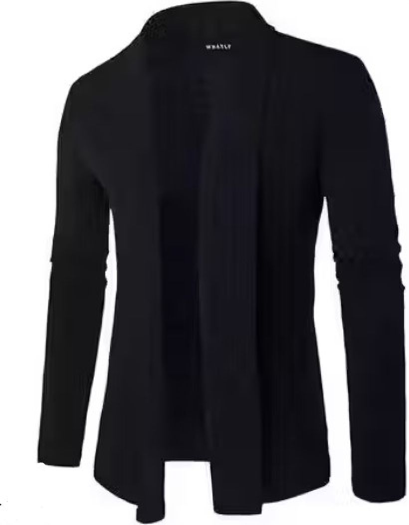 Men Full Sleeve Black Shrug