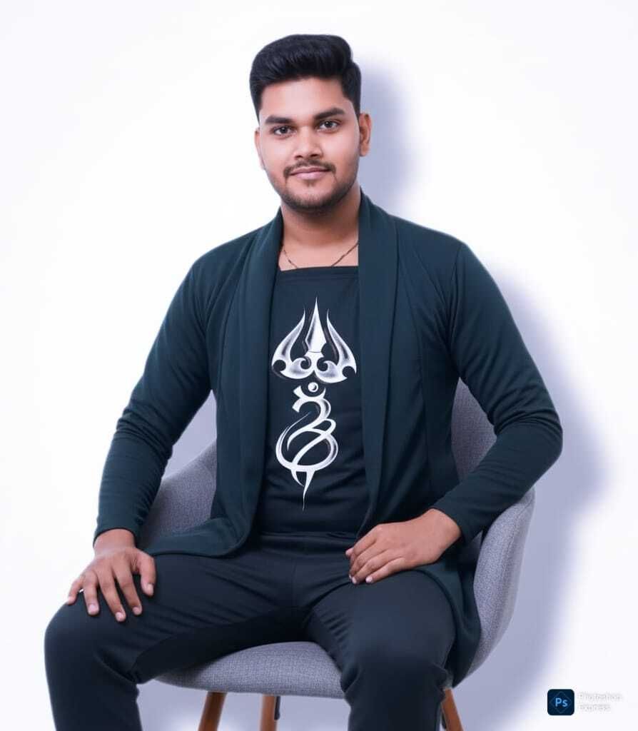 Men Full Sleeve Blue Shrug-image-29