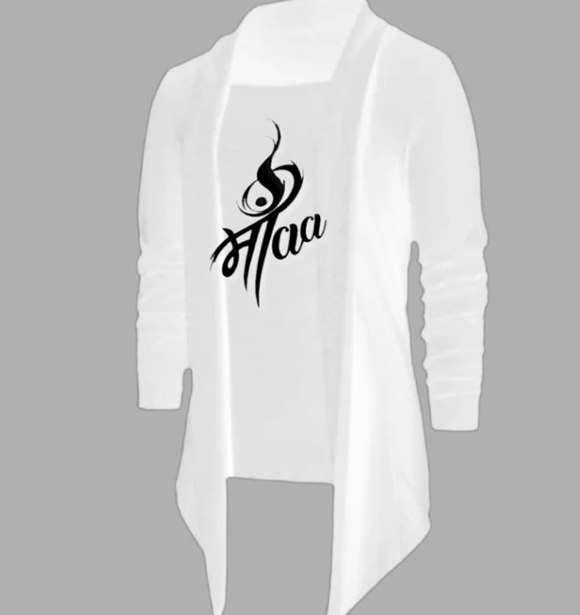 sahu fashion Men Straight Full Sleeve White Shrug-picture-26