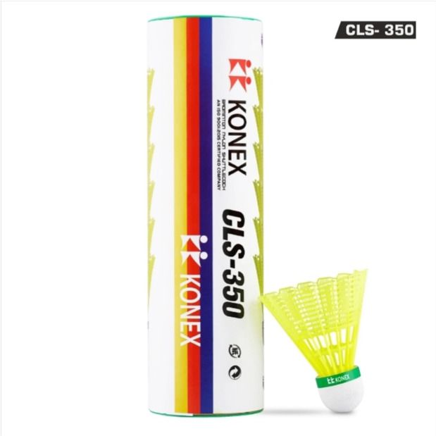 KK KONEX CLS-350 PVC Badminton Shuttlecock Tube for Practice & Training Nylon Shuttle - Green-image-19