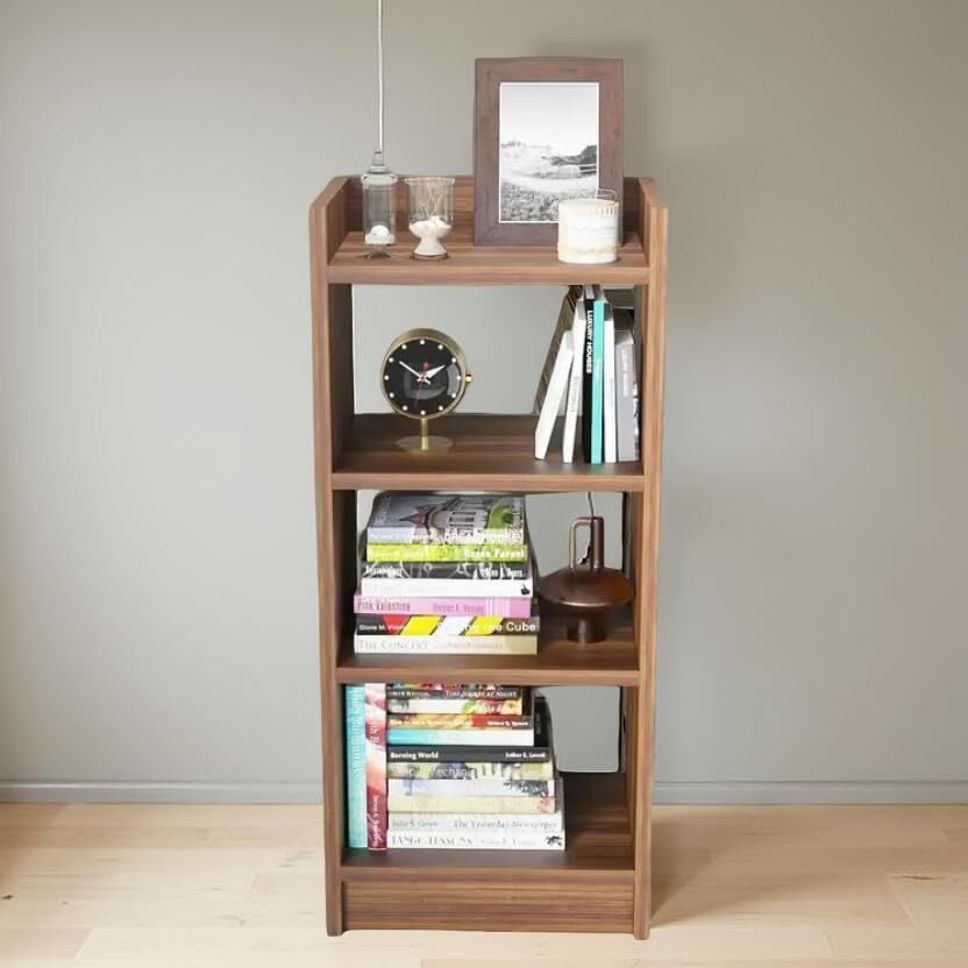 flipkart perfect homes Modern Compact Wooden Bookshelf – 3 Tier Ladder Shelf for Home & Office Decor Engineered Wood Open Book Shelf-picture-27
