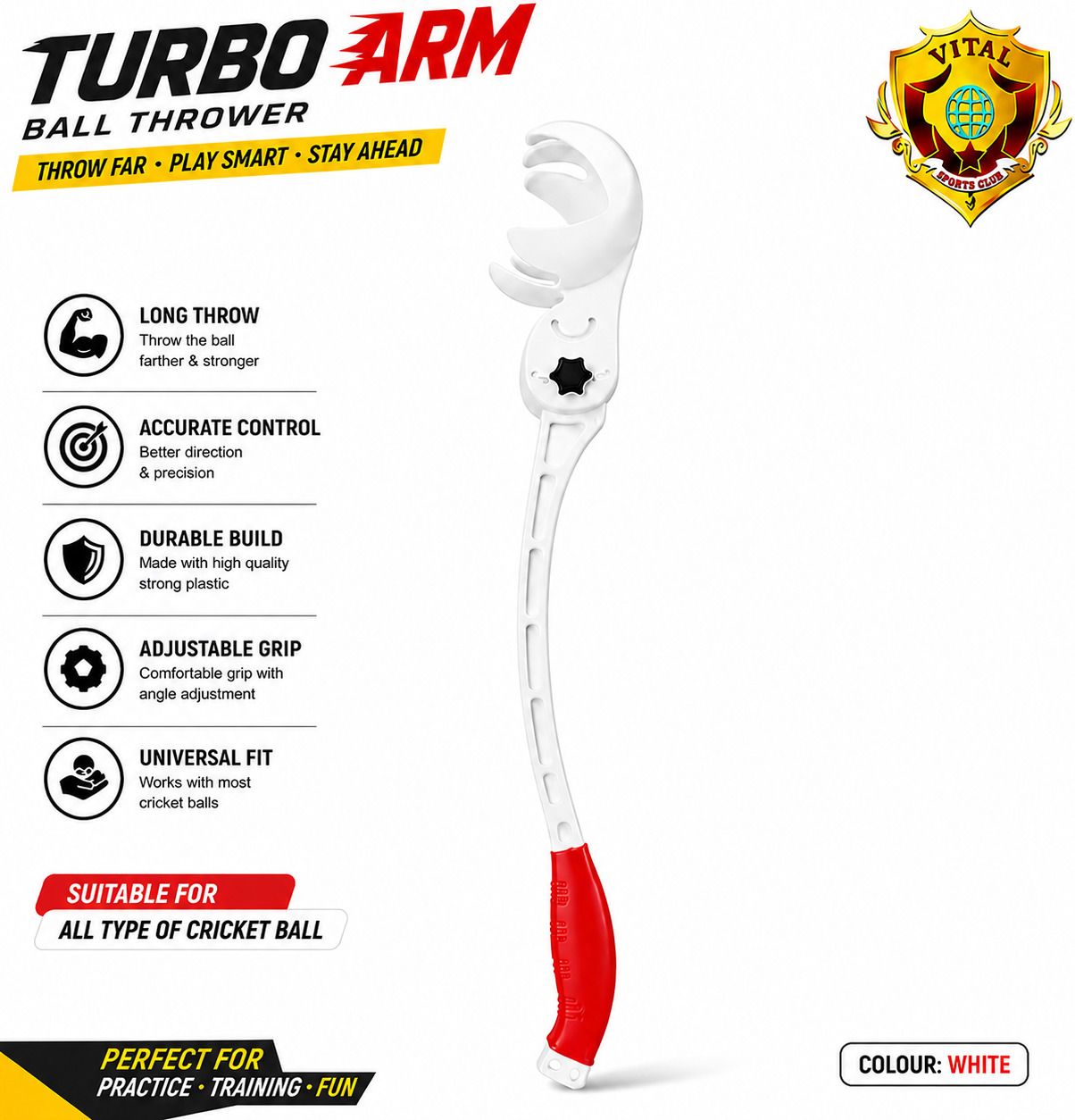 vital sports club TURBO ARM BALL THROWER Sidearm Ball Thrower-picture-48