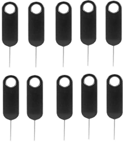 ELECOVER 10 Pieces SIM Card Tray Open Eject Pin Removal Tool Sim Adapter