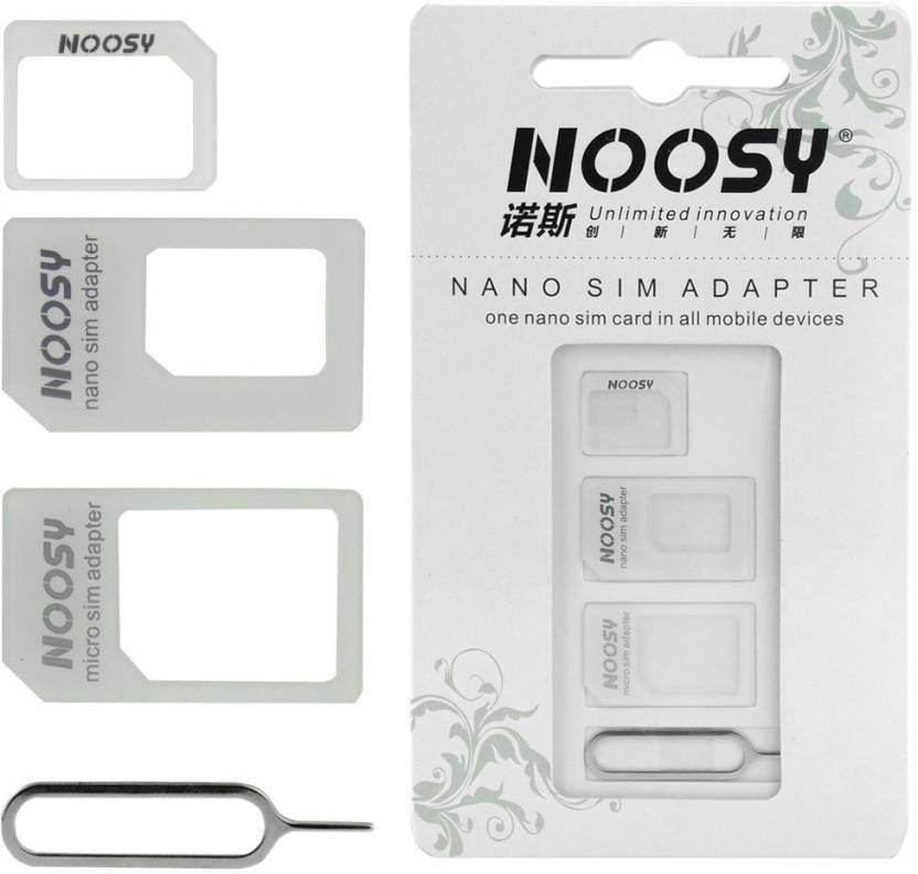 Sansuka Sim Card Adapter Kit Nano/Micro/Standard 4 in 1 Converter for Smartphone Android Sim Adapter