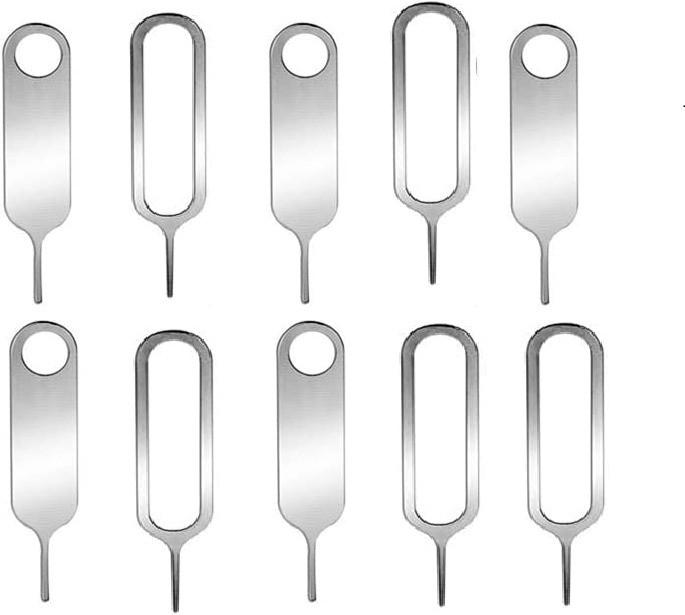 ELECOVER 10pcs Mobile Sim Ejector pin Tools Tray Holder Opener Sim Adapter Sim Adapter Sim Adapter image 1