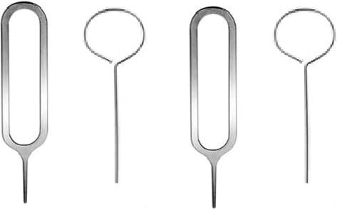 KAELAN 4pcs SIM Card Tray Open Eject Pin Removal Tool Needle Opener Ejector Sim Adapter