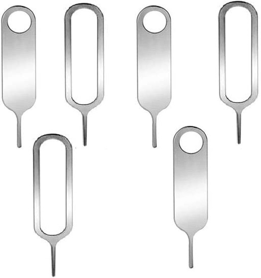 KAELAN 6pcs SIM Card Tray Open Eject Pin Removal Tool Needle Opener Ejector Sim Adapter image 1