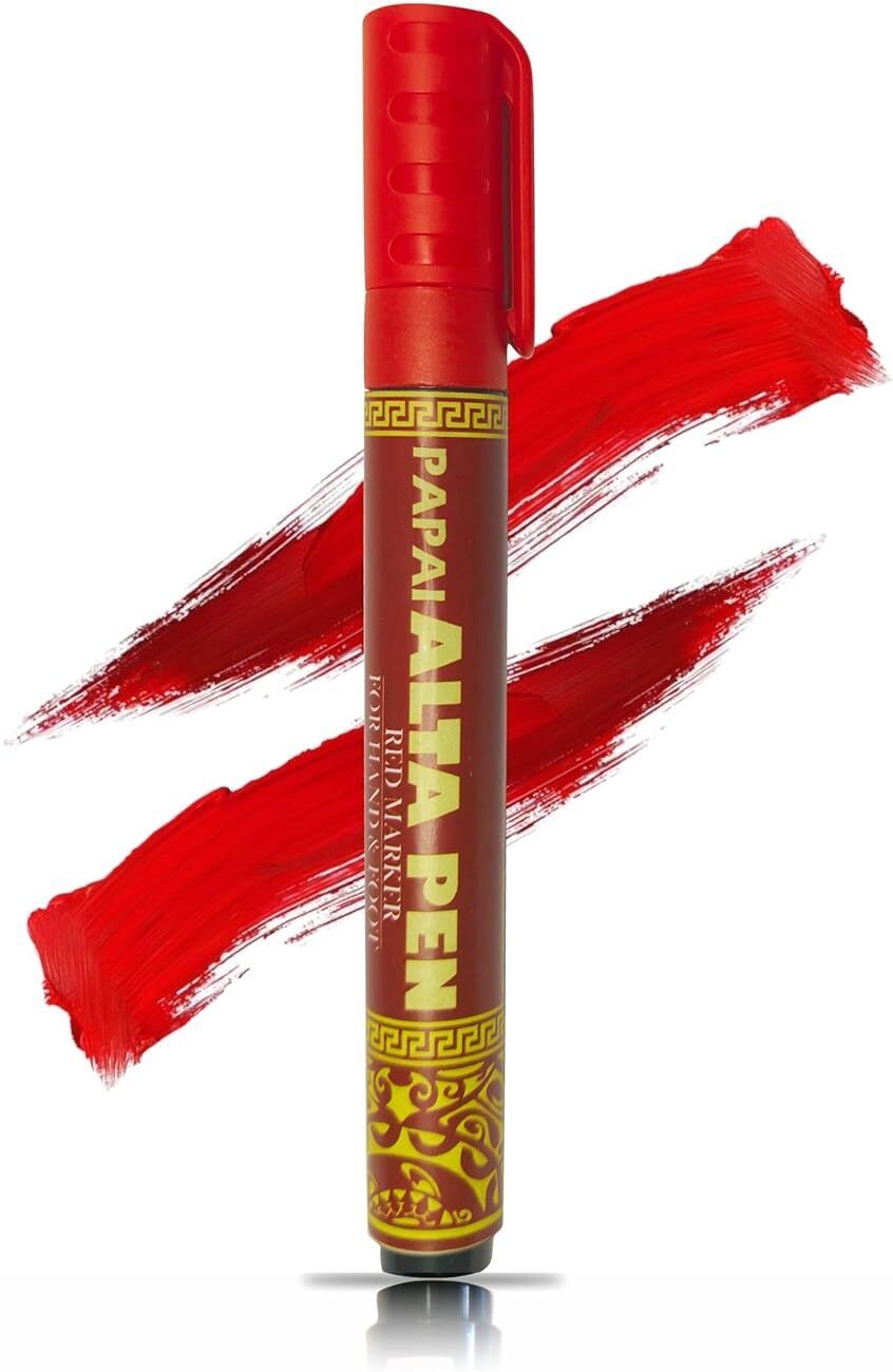 Alta Pen Red Marker | Traditional Alta Liquid for Dance, Festivals & Cultural pen-image-26