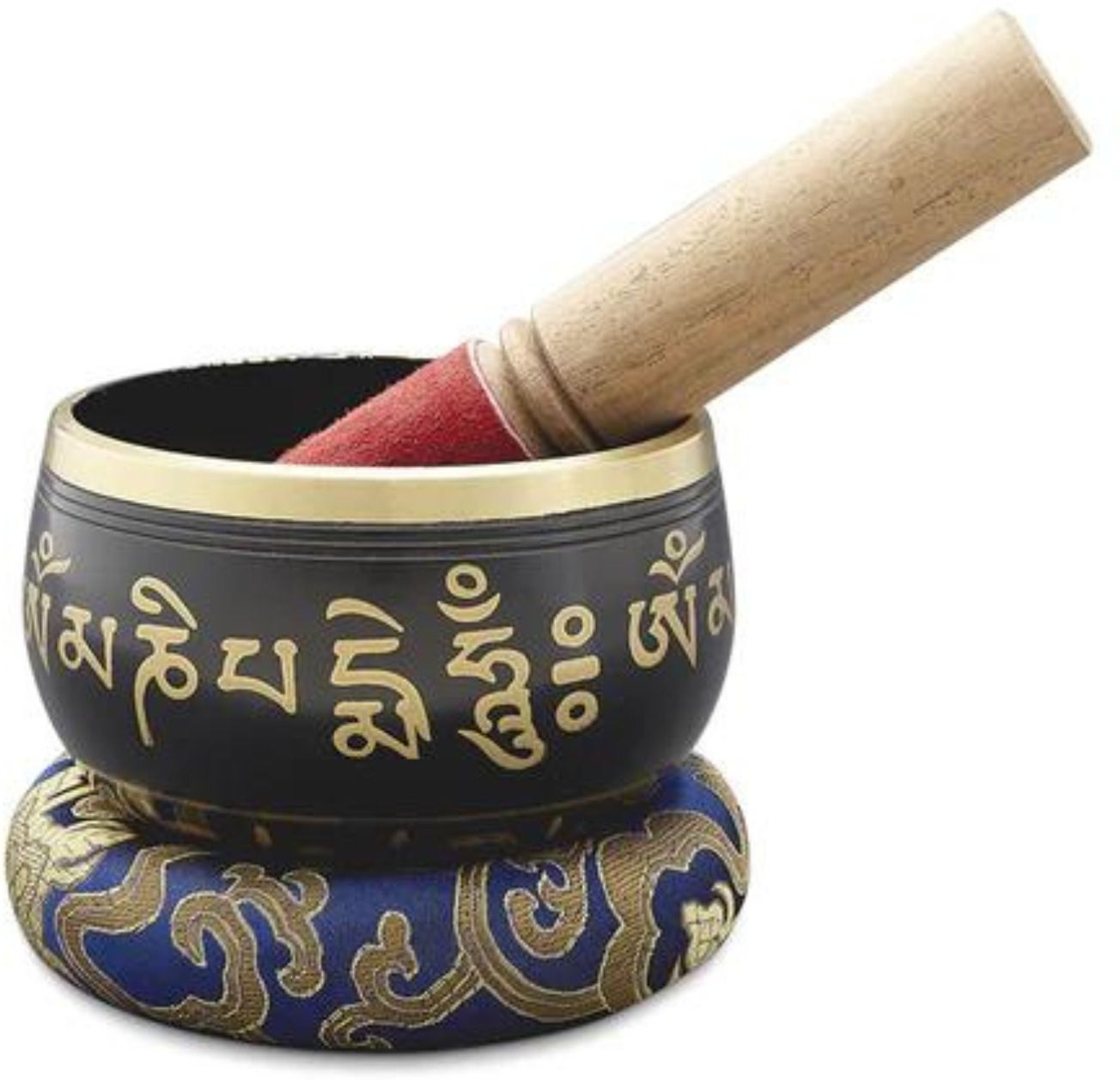 the healing store Tibetan Antique Mantra Music instruement Meditation Singing Bowl-picture-33