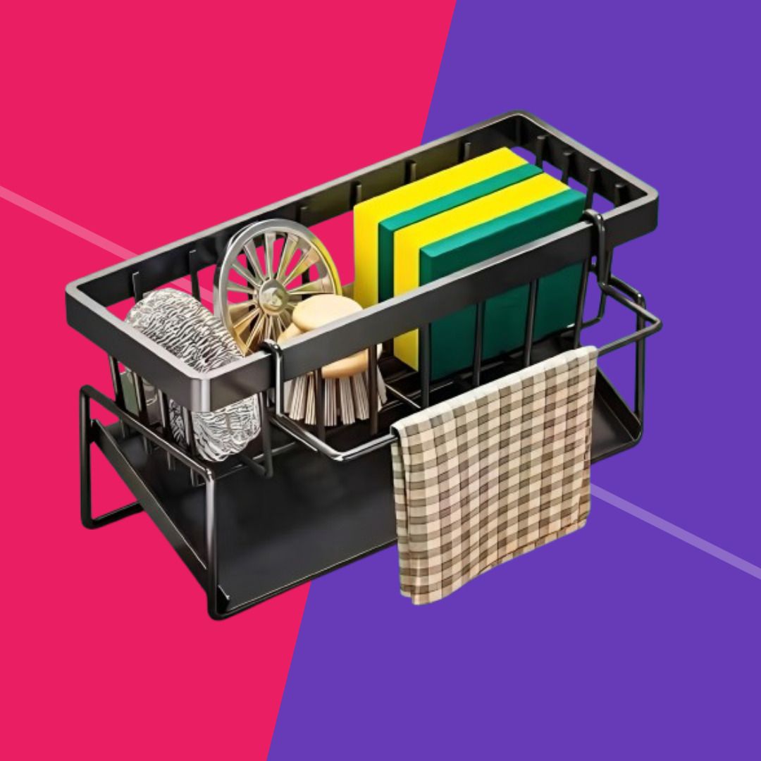Dish Drainer Kitchen Rack Iron-image-9