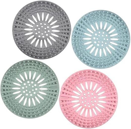Silicone Kitchen Bathroom Sink Drain (PACK OF-2) (MULTICOLOR) Sink Plug