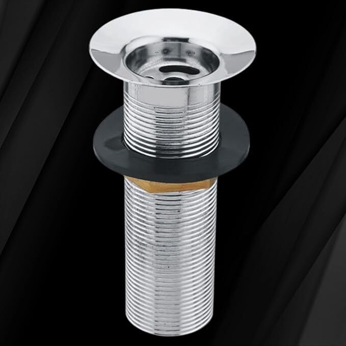 Waste Coupling 5" | Kitchen Sink Basin Waste Coupling Full Thread | Silver | Sink Plug