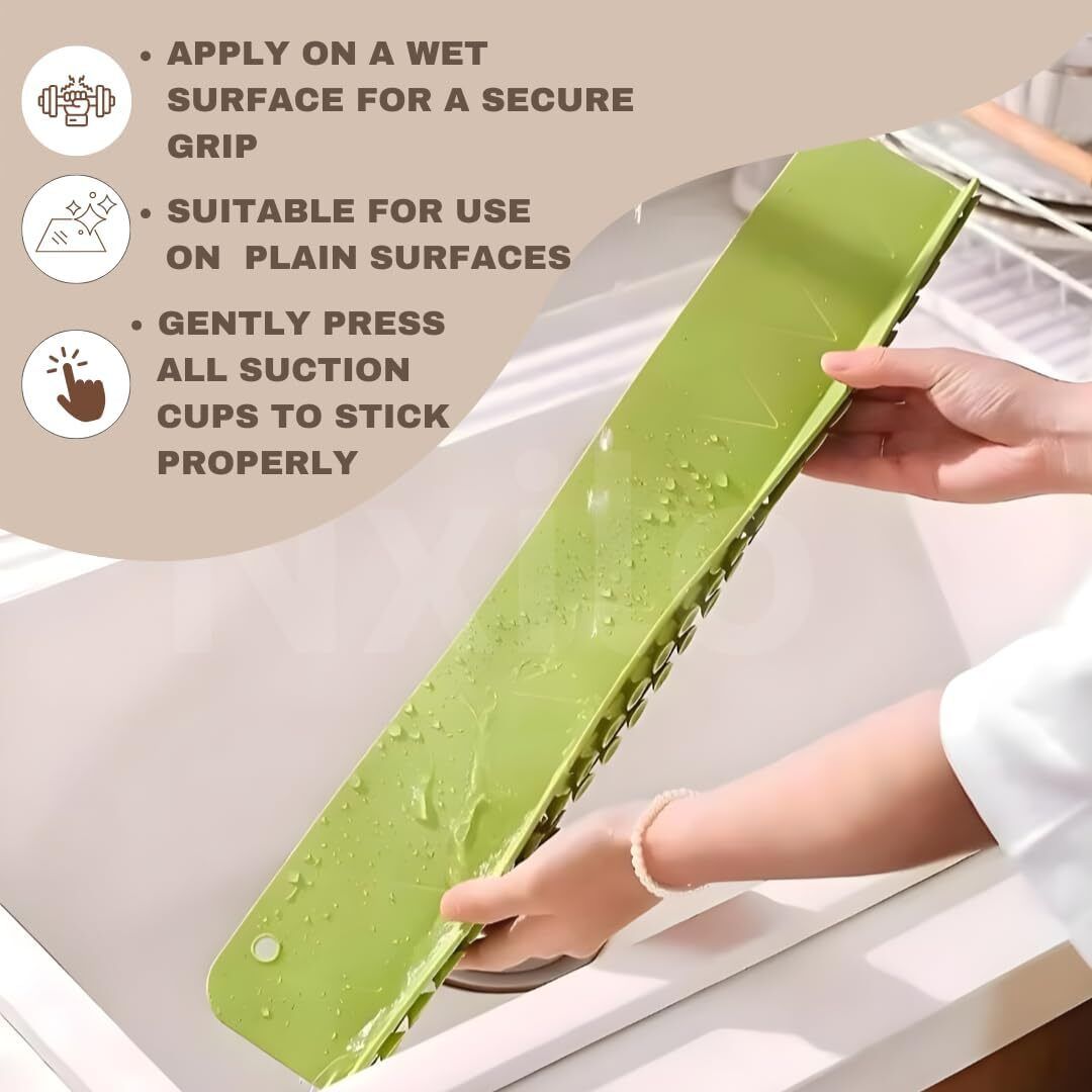 Anti Splash Sink Water Guard Silicone Flume Baffle Multicolor Pack 1 Sink Plug-image-15