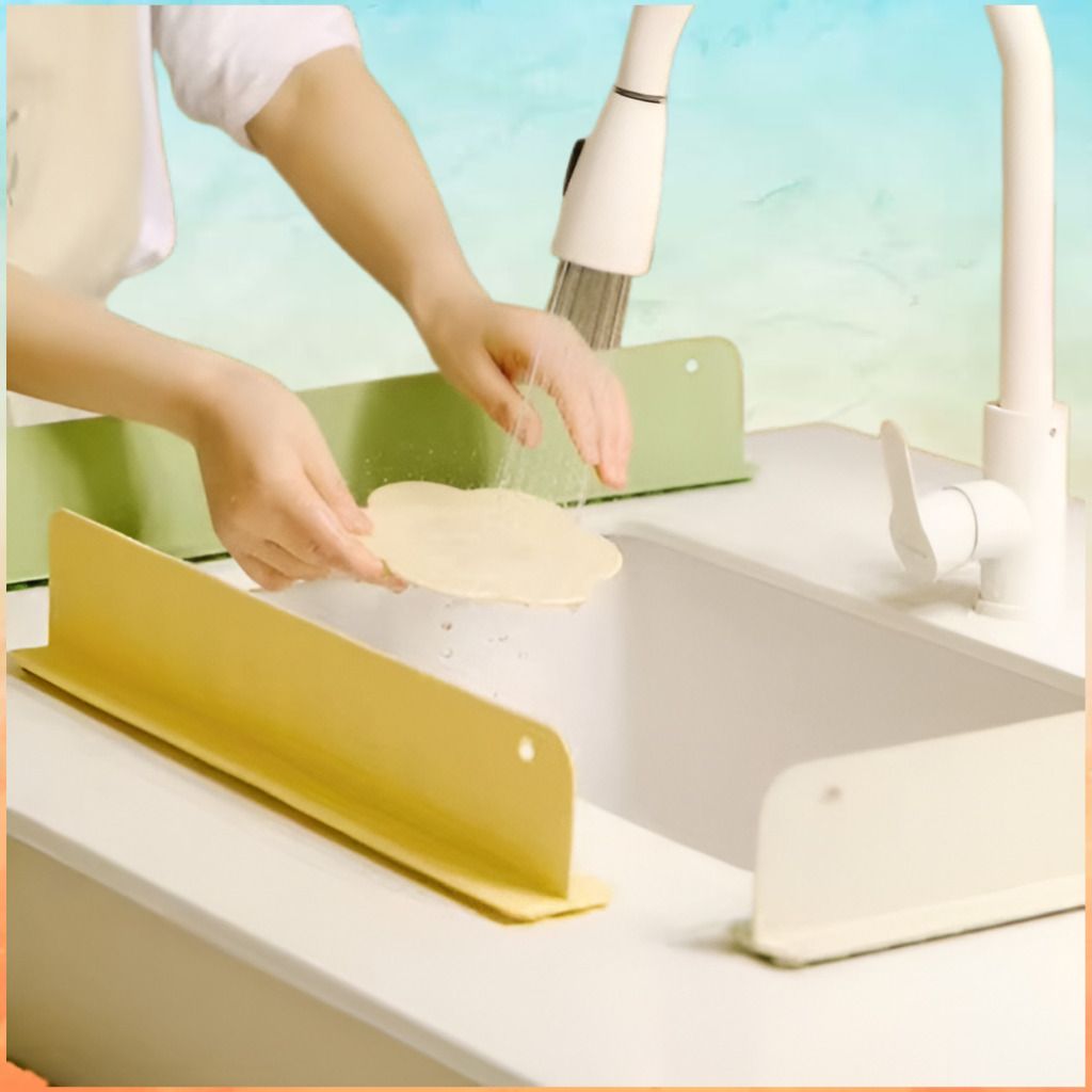 amapya creation Sink Side Counter Protection Guard Against Splashes Sink Plug-picture-30