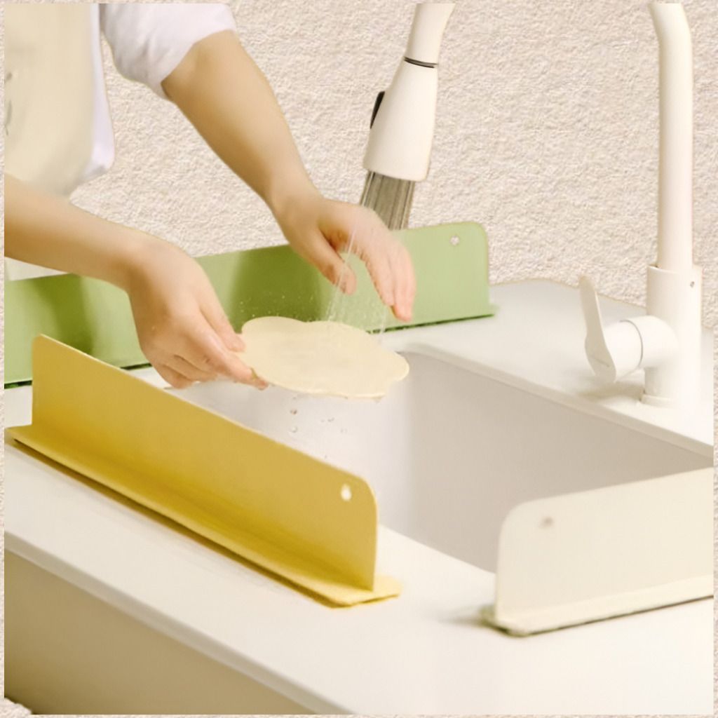 Countertop Splash Prevention Guard for Kitchen Use Sink Plug-image-49