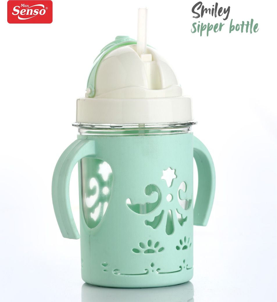 Smiley Sipper for Baby Sipper Bottle , Anti Spill , Sipper for Kids with Straw-image-27