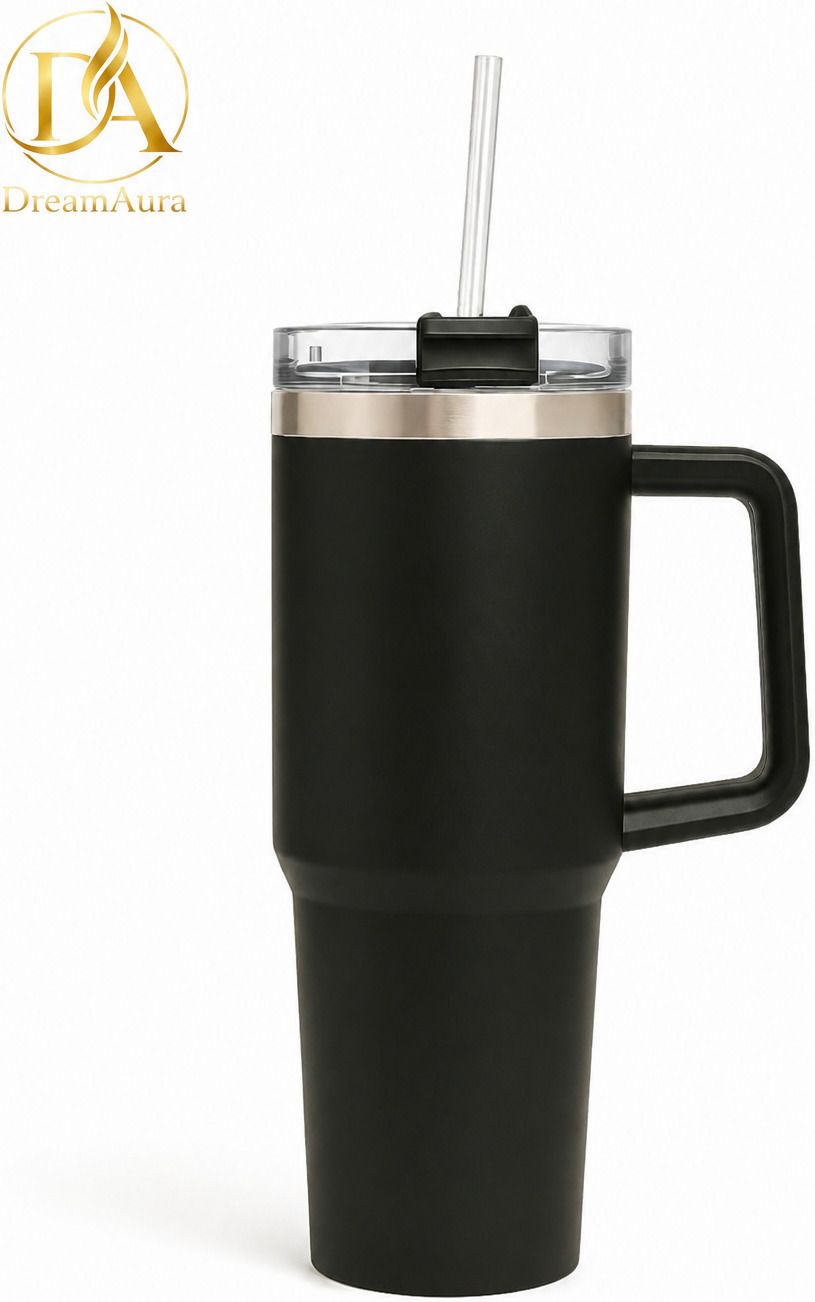 dreamaura 1200ml Stainless Steel Tumbler with Lid & Straw-picture-18