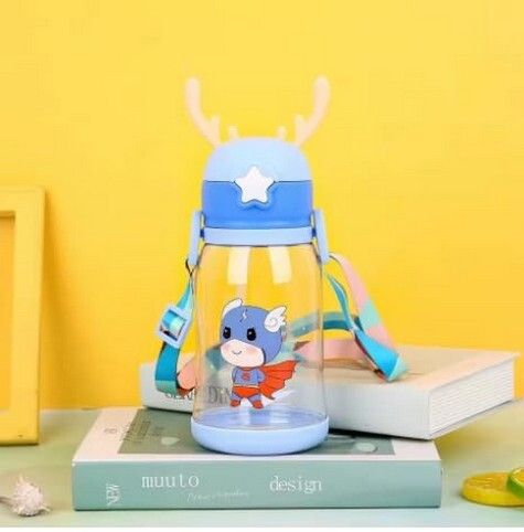 BABY SIPPER Bottle 600Ml Sipper For Kids Cute (Unbreakable, Freezer Safe) D8-image-4