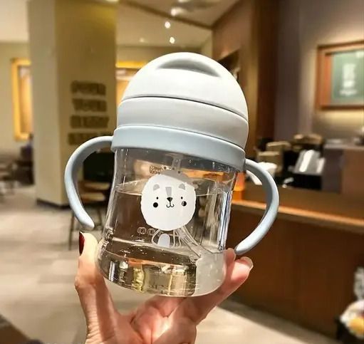 Baby Sipper Water Cup with Handles, Straw