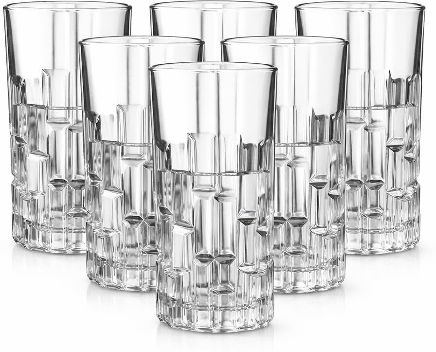 Deli Water Glass 280ml - Clear Drinking Tumbler-image-0