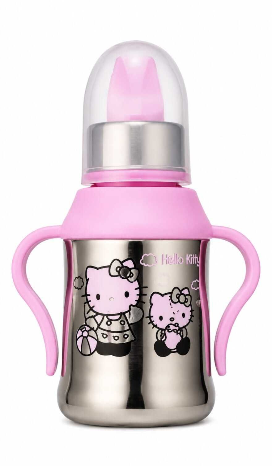 everkart Stainless Steel Baby Sipper Bottle with Handles Leak Proof 300 ml-picture-10