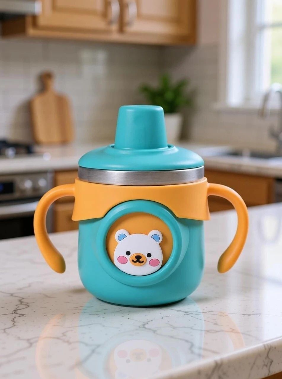 rkg Toddler Stainless Steel Straw Sipper Cup for Babies 6+ Months | 260ml-picture-37