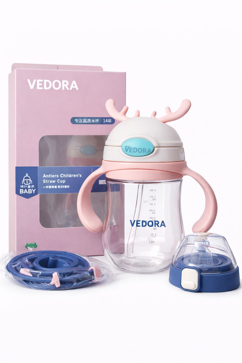 Baby Water Bottle | Baby Sipper Bottle with Straw | Leak Proof Training Cup-image-7