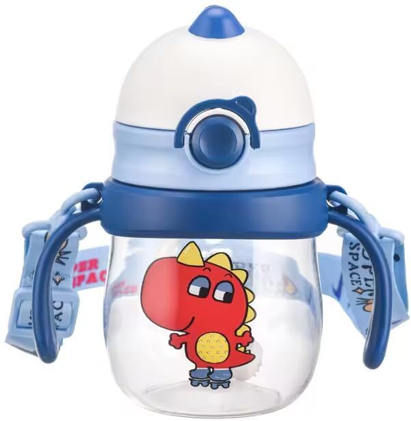 the little bunny hop in style Baby Sipper Bottle with Straw & Handles-picture-37