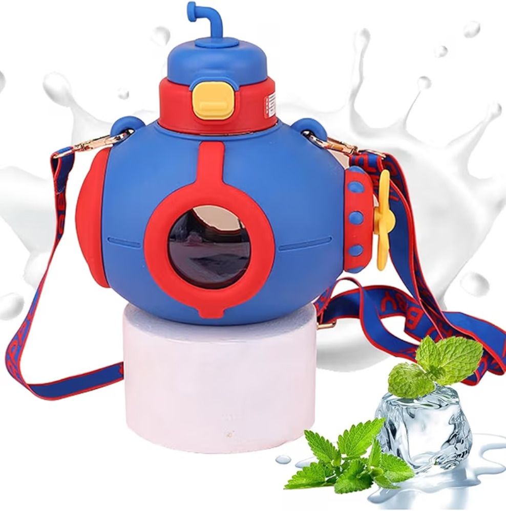 shyam Submarine Shaped Water Bottle-blue-picture-39