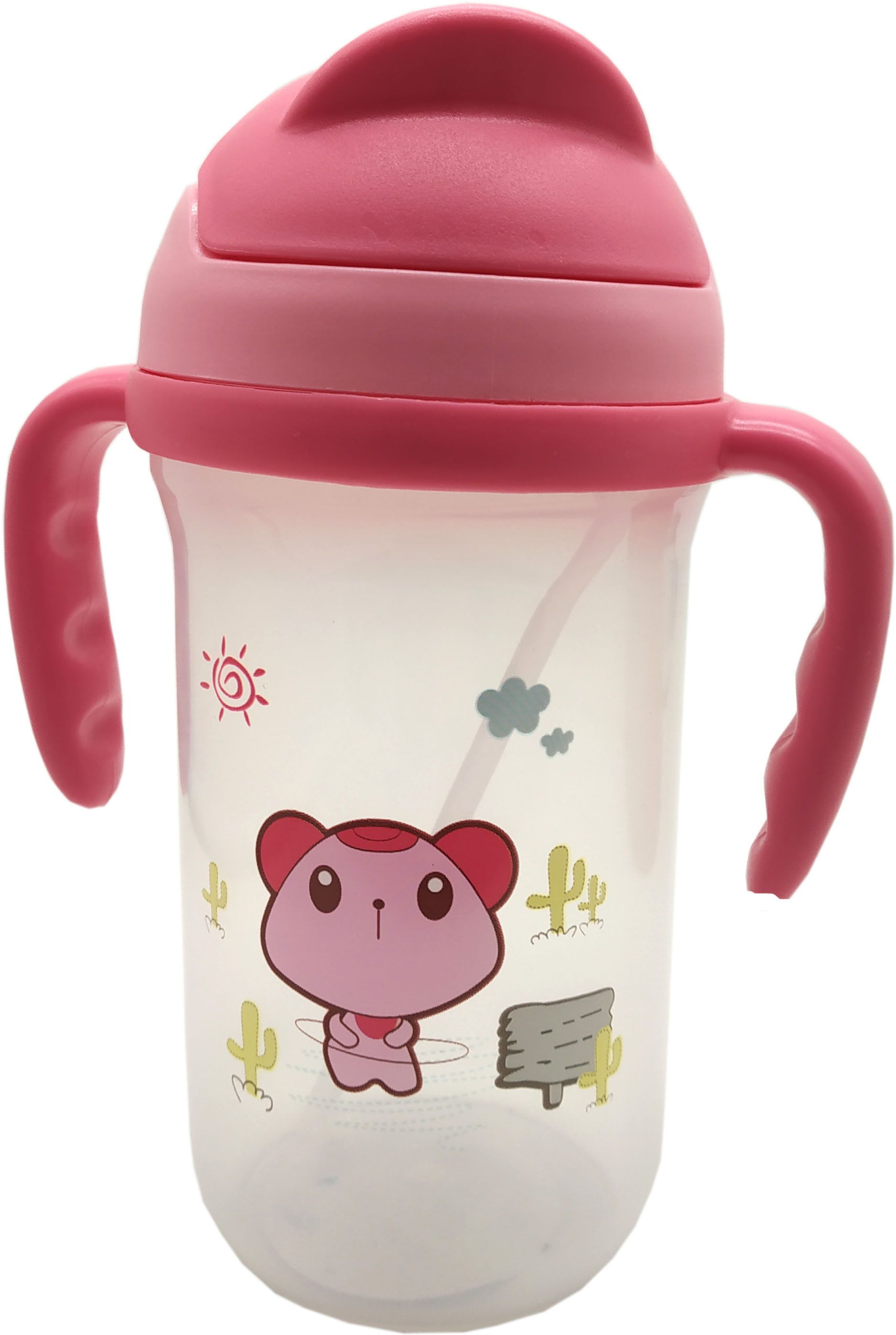 johnnie boy baby sipper for kids with straw BPA free (Pink)-picture-34