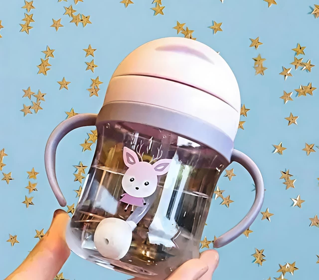 TODDLER STRAW BOTTLE/LEARNER CUP/250ML SIPPY CUP-image-1
