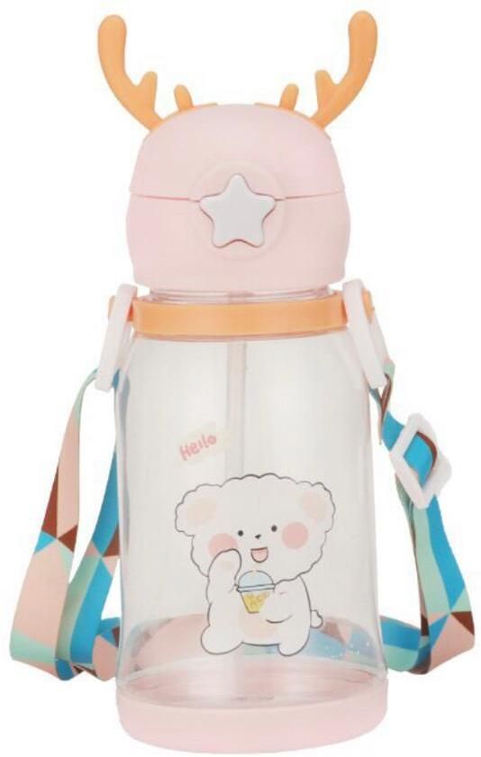 shoppizone Classic Design Sipper for Baby&Kids, Anti-Spill SippyCup with Soft SiliconeStraw-picture-40