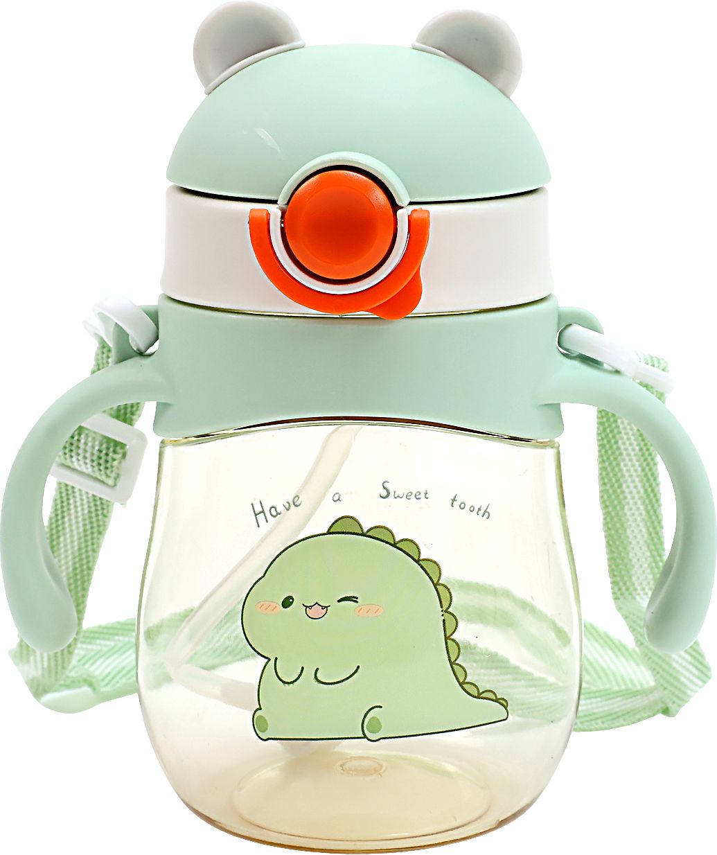 Sweetie Pie Elephant Baby Sipper Bottle with Straw & Handles-image-47