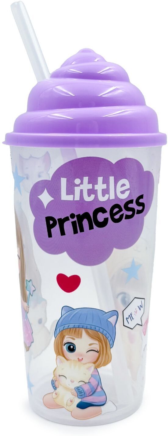 plast boy Kids Plastic Sipper Cup with Ice Cream Cone Lid & Reusable Straw-picture-45